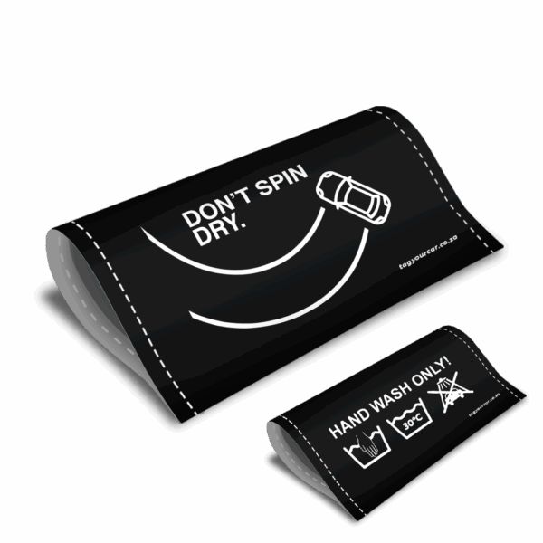 car tag - Tag Your Car - Dont Spin Dry - Car