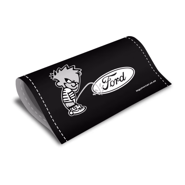 car tag - Tag Your Car - Pissboy Black