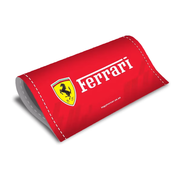 car tag - Tag Your Car - F1 - Ferrari Racing - Red